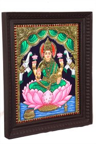 Lakshmi Devi Tanjore Painting